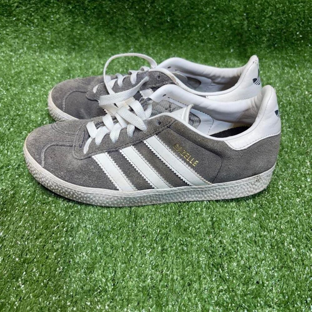 Adidas Grey and White Trainers